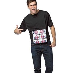 Mens Like My 6 Pack Abs? T-Shirt Halloween Costume